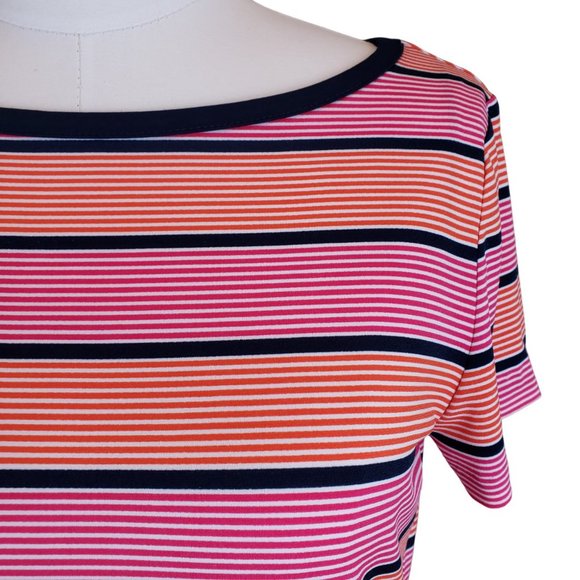 Michael Kors Stripe Shift Dress Short Sleeves, Medium EUC - Picture 5 of 7